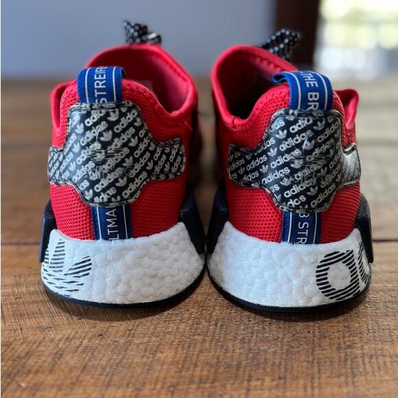 Adidas NMD R1 Transmission Pack Active Red Black Athletic Sneakers Mens Size 9 - Picture 9 of 11